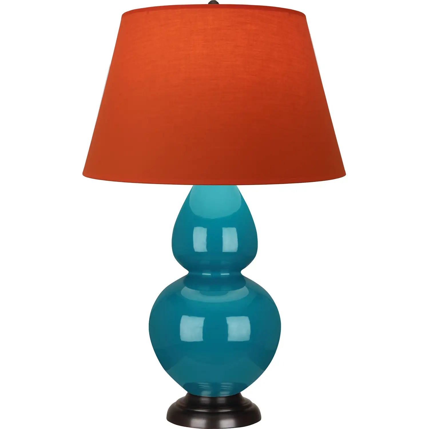 ROBERT ABBEY, DOUBLE GOURD TABLE LAMP, DESK LAMPS