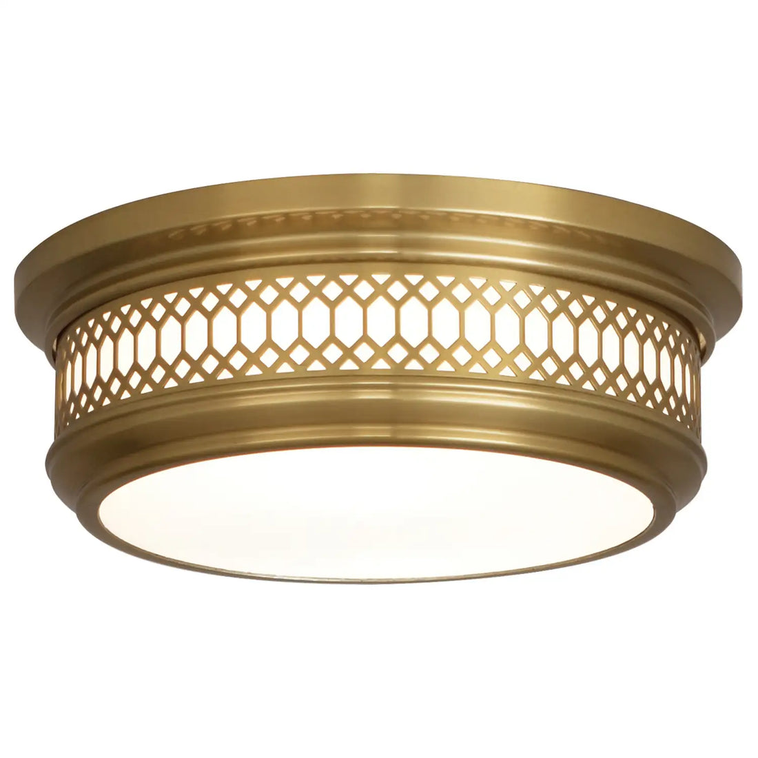 ROBERT ABBEY, WILLIAMSBURG TUCKER FLUSHMOUNT, FLUSH MOUNT CEILING LIGHTS