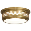ROBERT ABBEY, WILLIAMSBURG TUCKER FLUSHMOUNT, FLUSH MOUNT CEILING LIGHTS