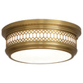 ROBERT ABBEY, WILLIAMSBURG TUCKER FLUSHMOUNT, FLUSH MOUNT CEILING LIGHTS