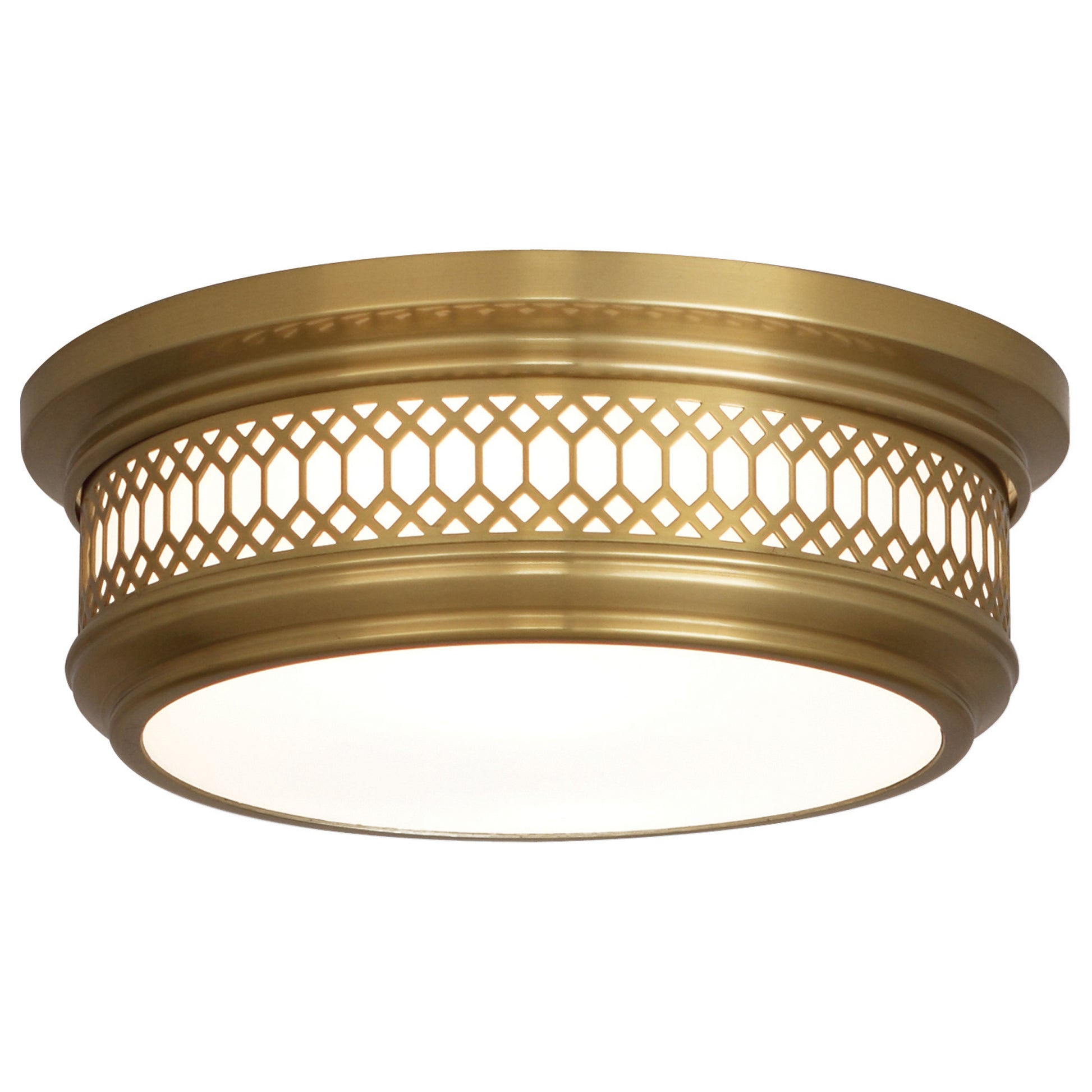 ROBERT ABBEY, WILLIAMSBURG TUCKER FLUSHMOUNT, FLUSH MOUNT CEILING LIGHTS