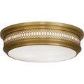 ROBERT ABBEY, WILLIAMSBURG TUCKER FLUSHMOUNT, FLUSH MOUNT CEILING LIGHTS