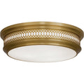 ROBERT ABBEY, WILLIAMSBURG TUCKER FLUSHMOUNT, FLUSH MOUNT CEILING LIGHTS