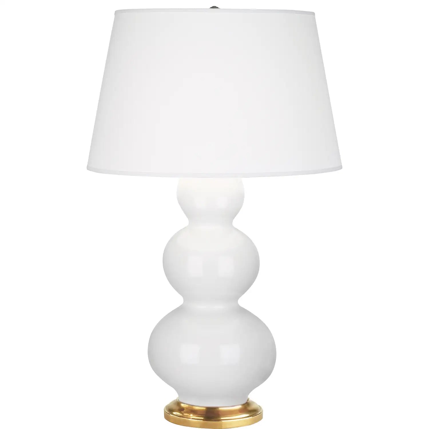 ROBERT ABBEY, TRIPLE GOURD TABLE LAMP, DESK LAMPS