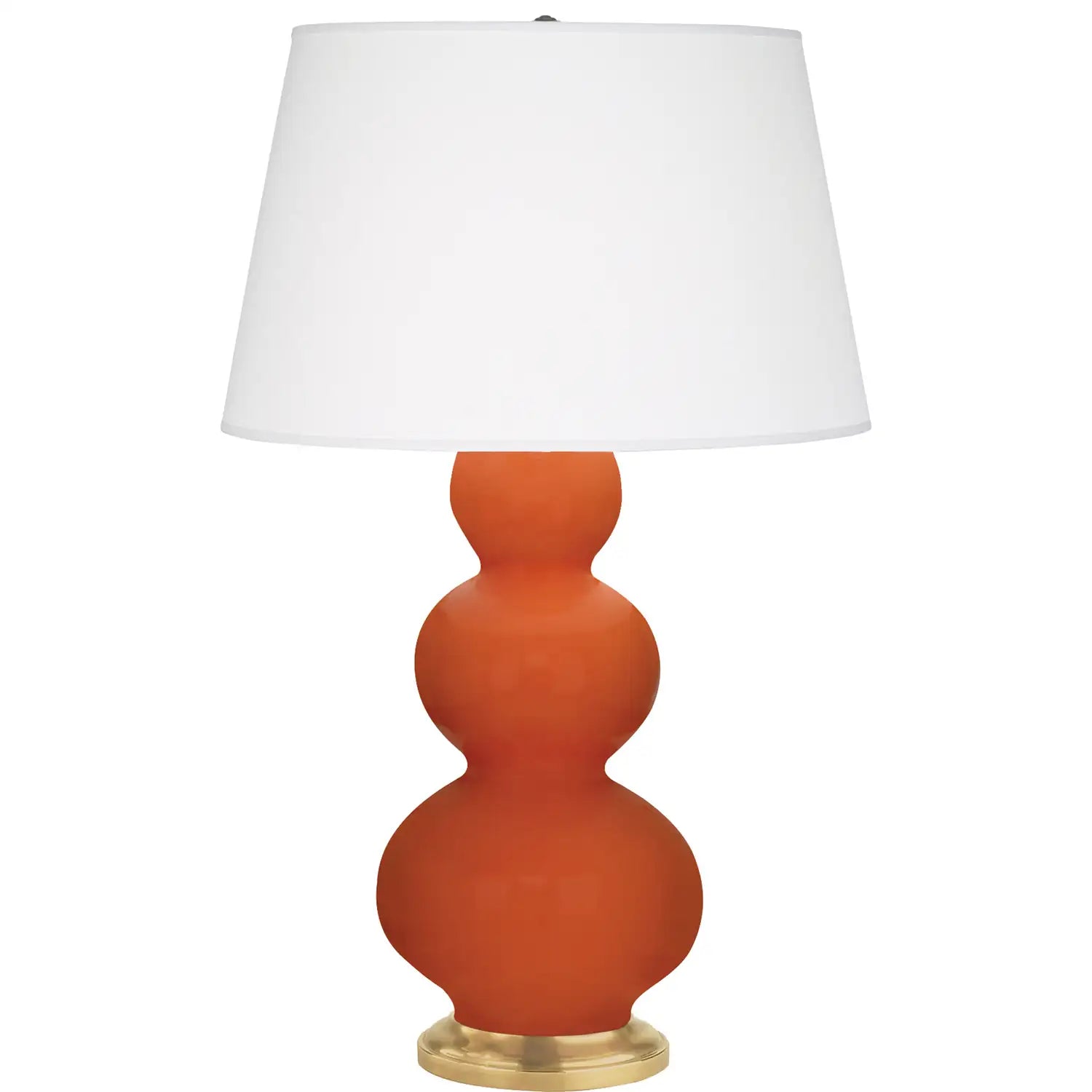 ROBERT ABBEY, TRIPLE GOURD TABLE LAMP, DESK LAMPS