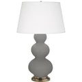 ROBERT ABBEY, TRIPLE GOURD TABLE LAMP, DESK LAMPS