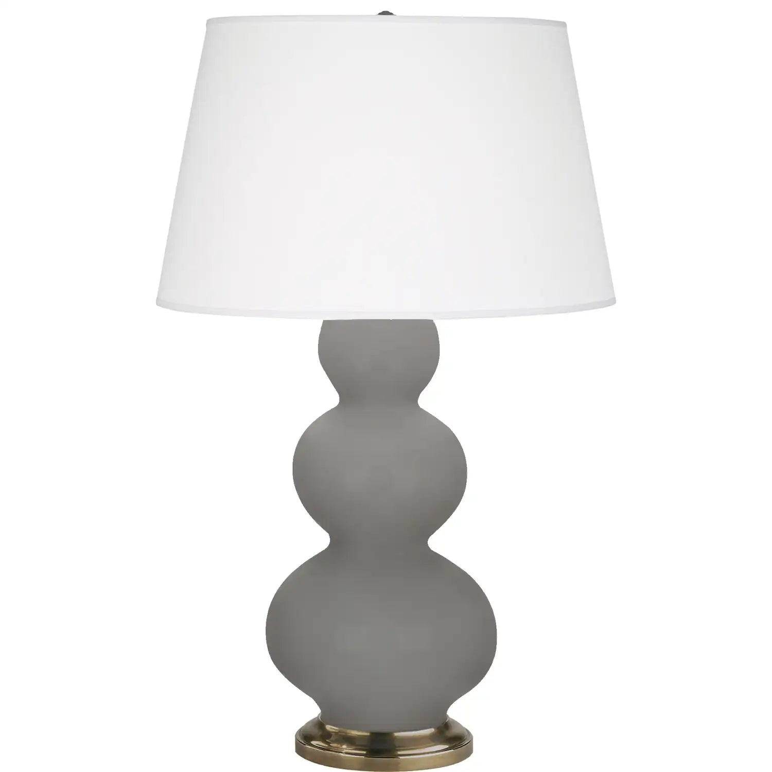 ROBERT ABBEY, TRIPLE GOURD TABLE LAMP, DESK LAMPS