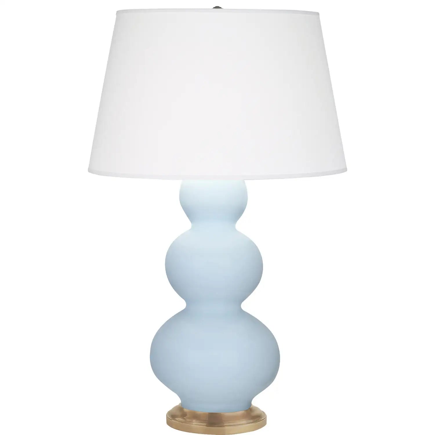 ROBERT ABBEY, TRIPLE GOURD TABLE LAMP, DESK LAMPS