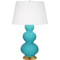 ROBERT ABBEY, TRIPLE GOURD TABLE LAMP, DESK LAMPS