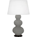 ROBERT ABBEY, TRIPLE GOURD TABLE LAMP, DESK LAMPS