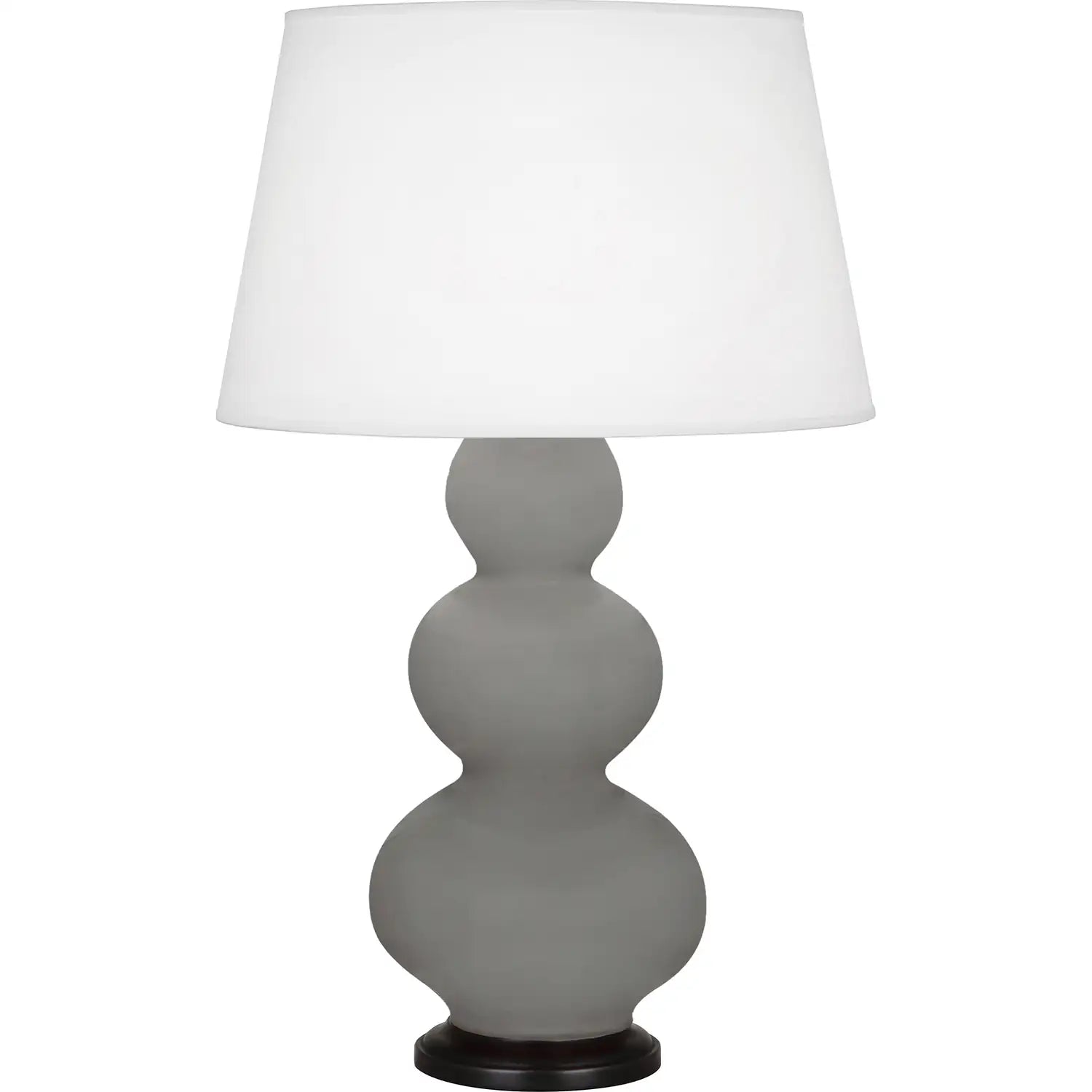 ROBERT ABBEY, TRIPLE GOURD TABLE LAMP, DESK LAMPS