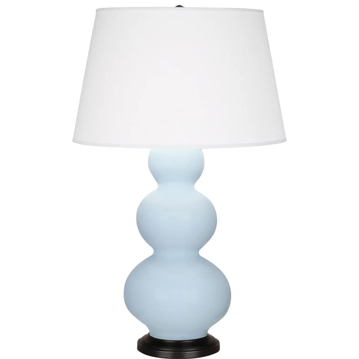ROBERT ABBEY, TRIPLE GOURD TABLE LAMP, DESK LAMPS