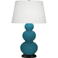 ROBERT ABBEY, TRIPLE GOURD TABLE LAMP, DESK LAMPS