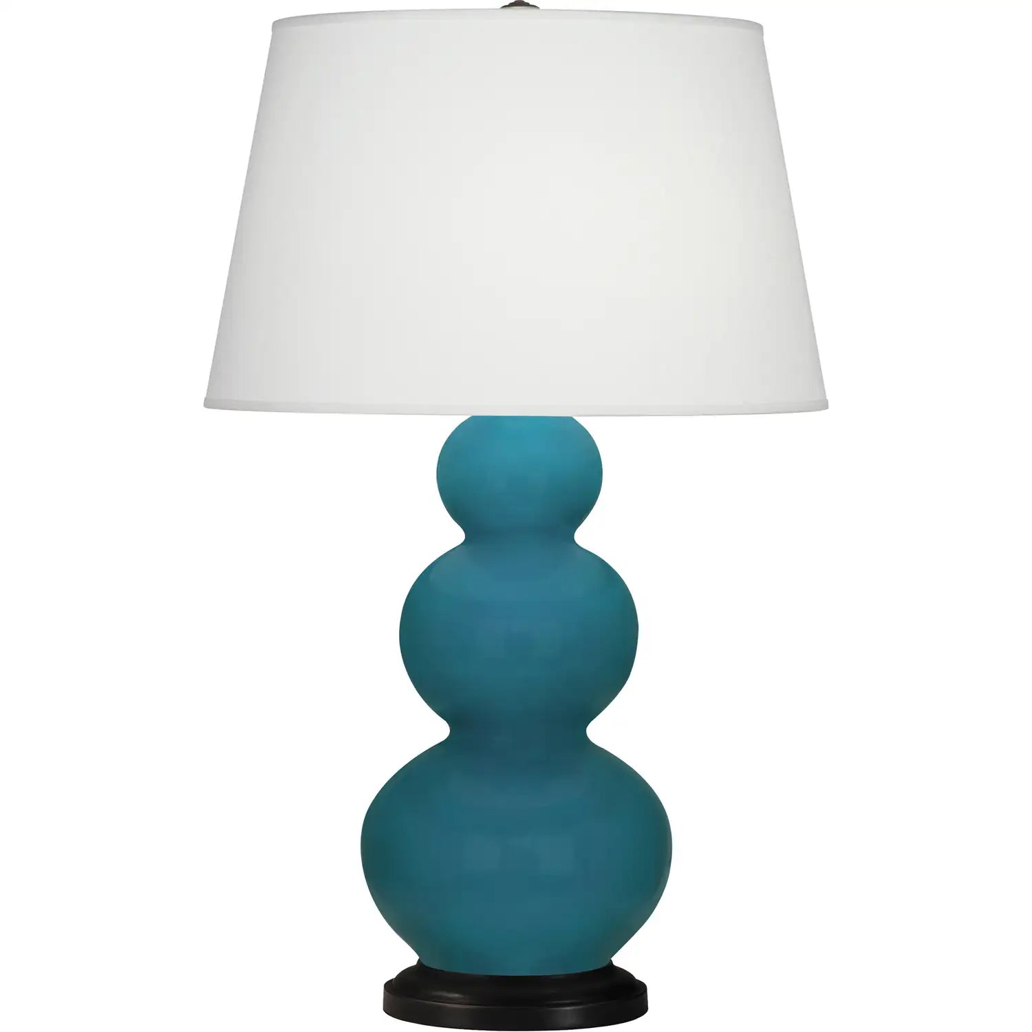 ROBERT ABBEY, TRIPLE GOURD TABLE LAMP, DESK LAMPS