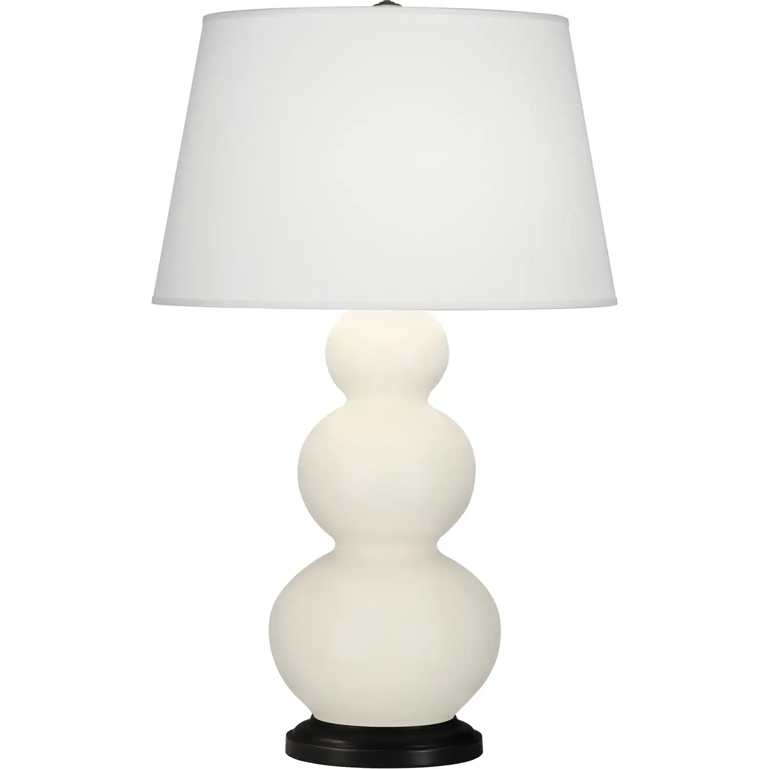 ROBERT ABBEY, TRIPLE GOURD TABLE LAMP, DESK LAMPS