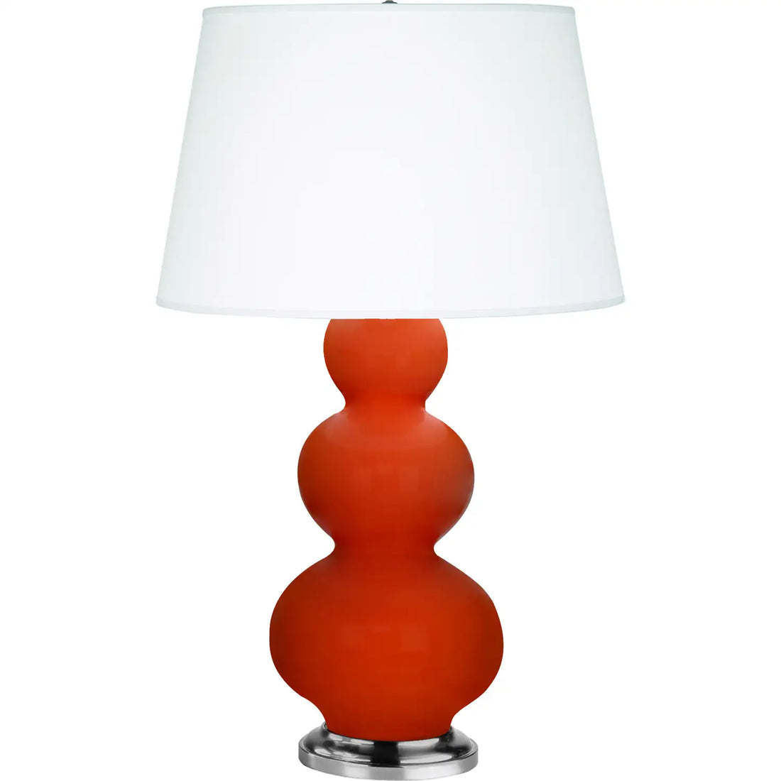 ROBERT ABBEY, TRIPLE GOURD TABLE LAMP, DESK LAMPS