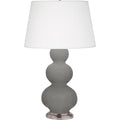 ROBERT ABBEY, TRIPLE GOURD TABLE LAMP, DESK LAMPS