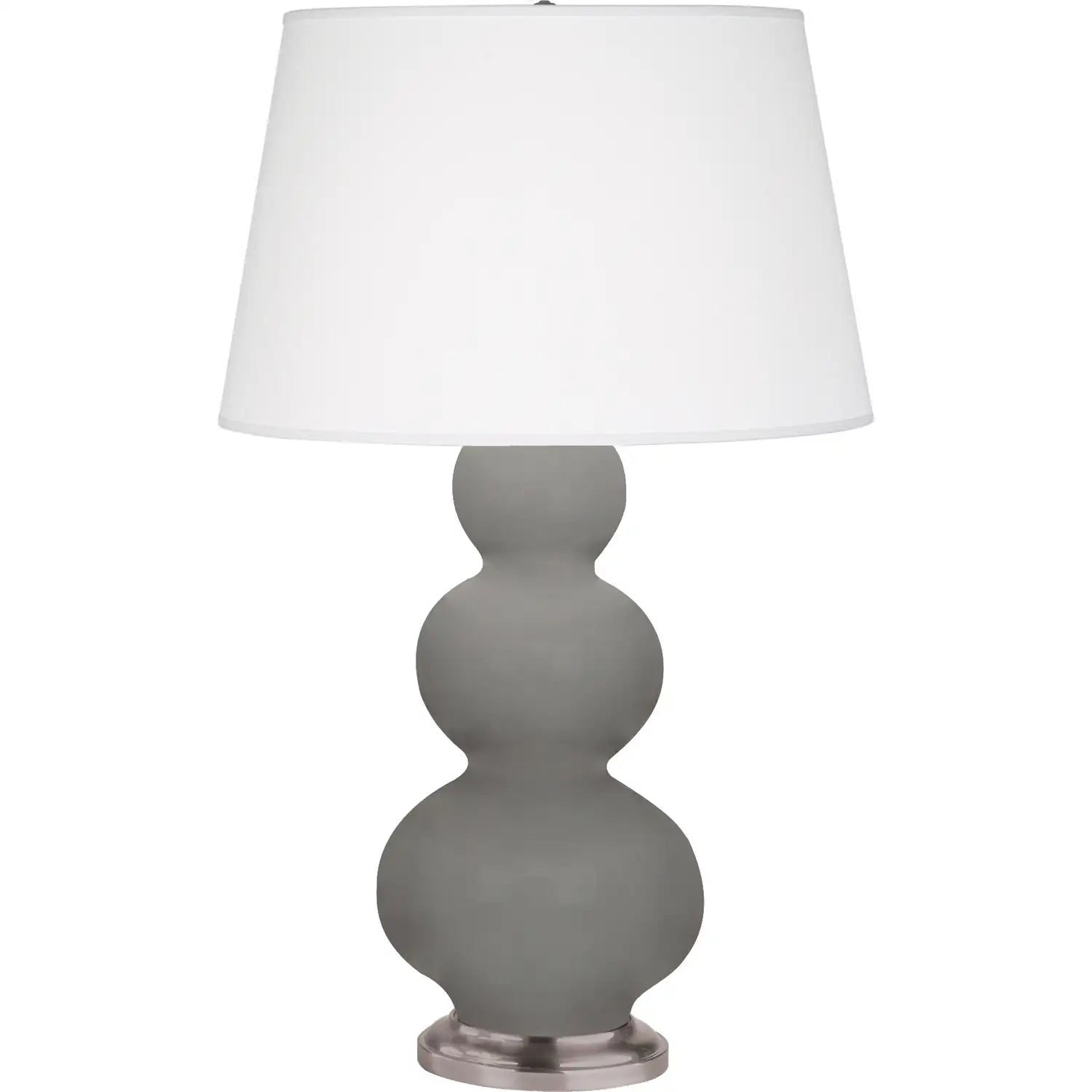 ROBERT ABBEY, TRIPLE GOURD TABLE LAMP, DESK LAMPS