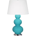 ROBERT ABBEY, TRIPLE GOURD TABLE LAMP, DESK LAMPS