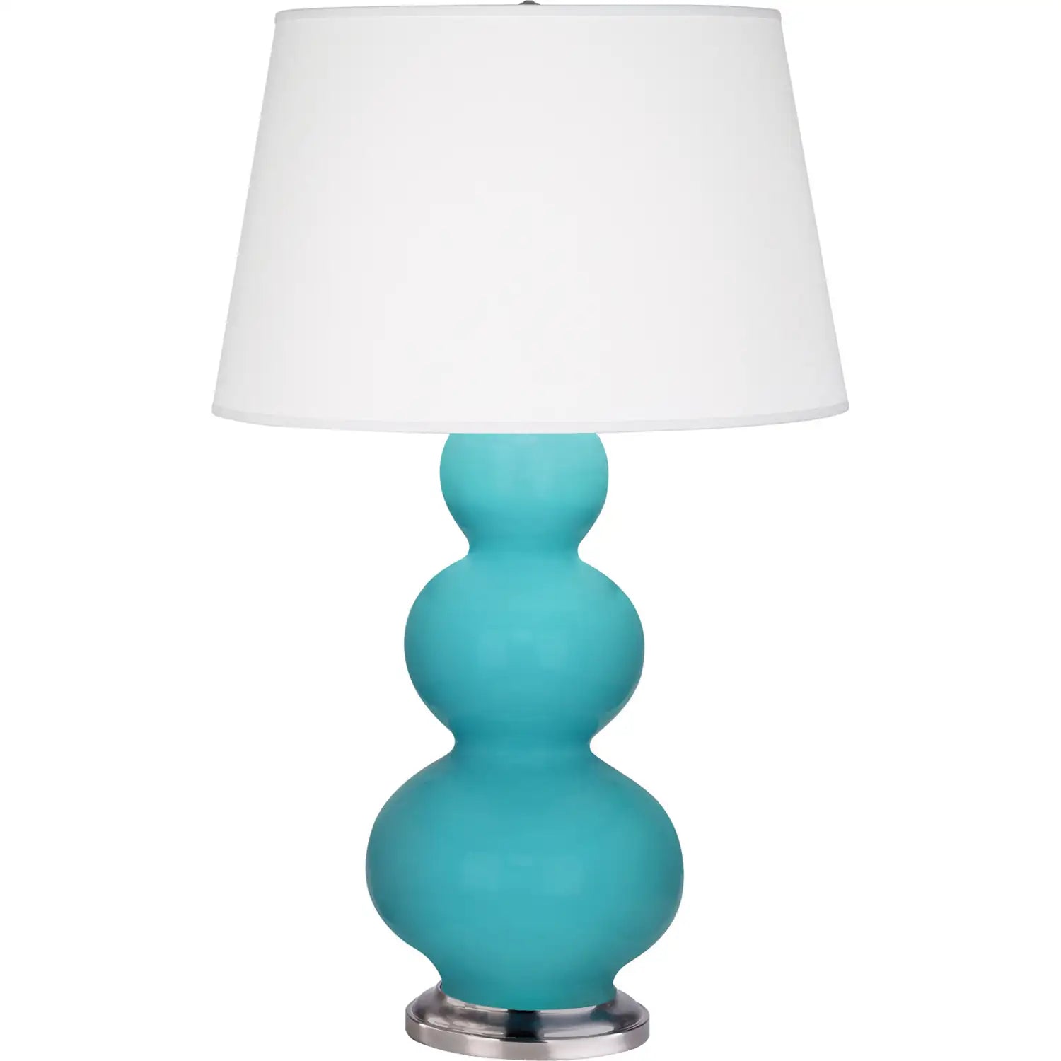 ROBERT ABBEY, TRIPLE GOURD TABLE LAMP, DESK LAMPS