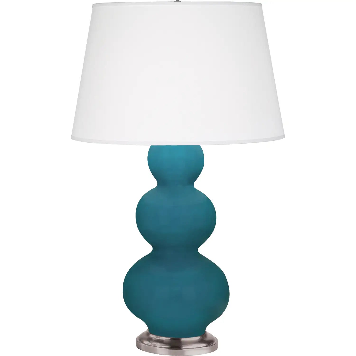 ROBERT ABBEY, TRIPLE GOURD TABLE LAMP, DESK LAMPS
