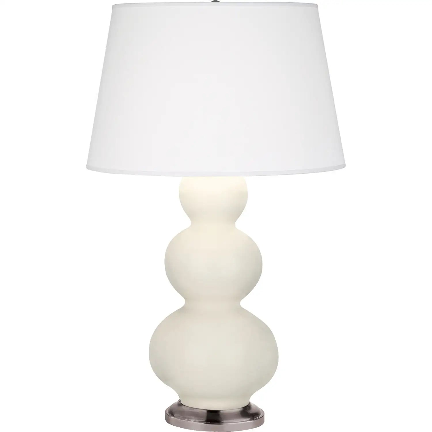 ROBERT ABBEY, TRIPLE GOURD TABLE LAMP, DESK LAMPS