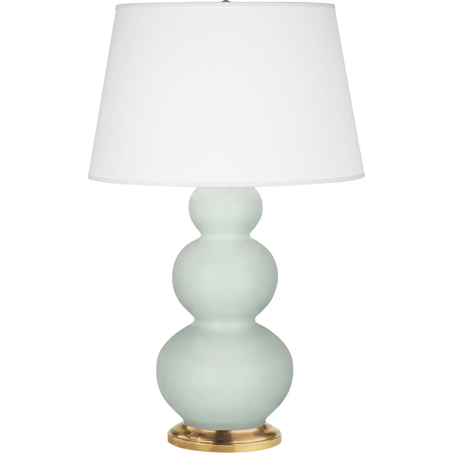 ROBERT ABBEY, TRIPLE GOURD TABLE LAMP, DESK LAMPS
