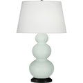ROBERT ABBEY, TRIPLE GOURD TABLE LAMP, DESK LAMPS
