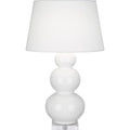 ROBERT ABBEY, TRIPLE GOURD TABLE LAMP, DESK LAMPS