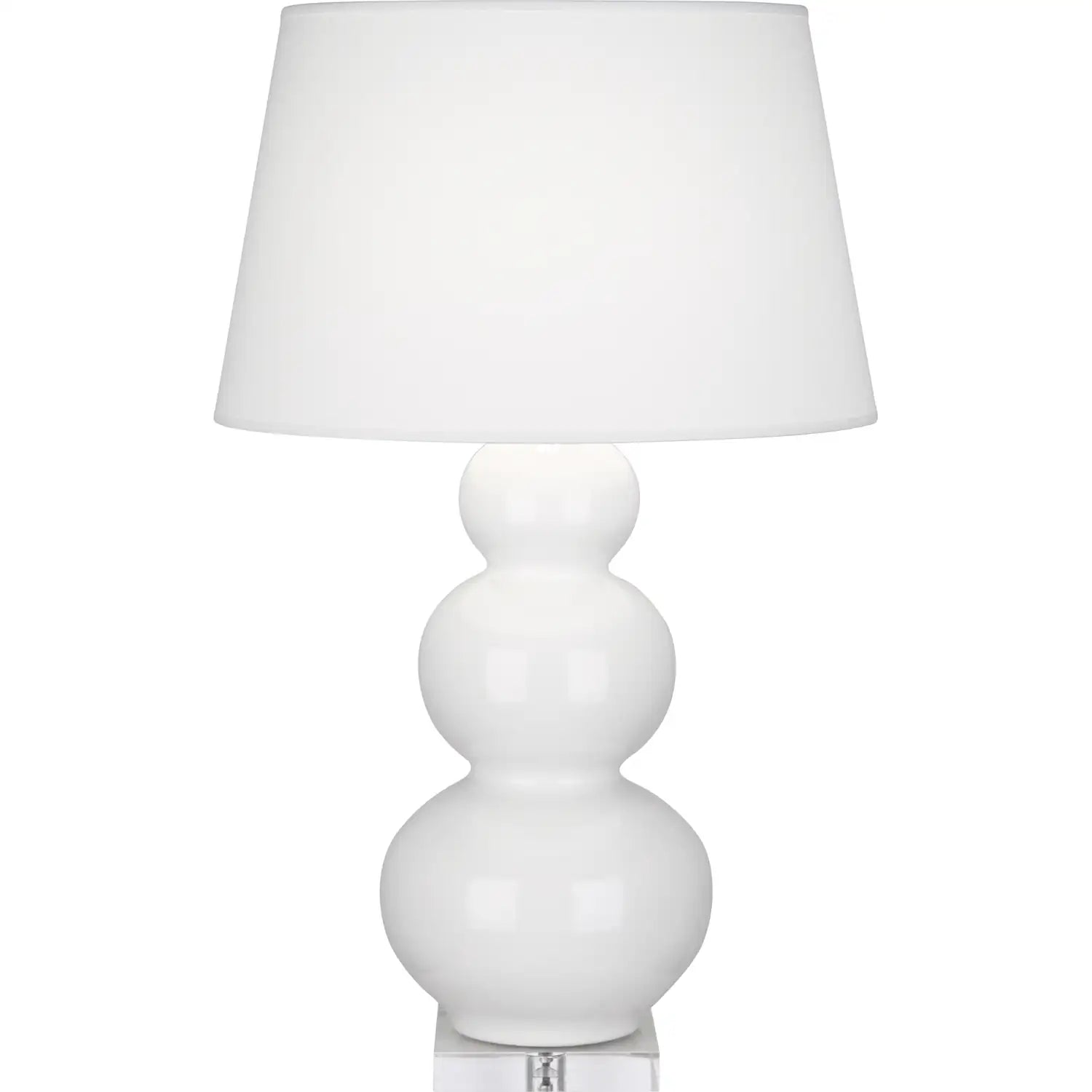 ROBERT ABBEY, TRIPLE GOURD TABLE LAMP, DESK LAMPS