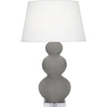 ROBERT ABBEY, TRIPLE GOURD TABLE LAMP, DESK LAMPS