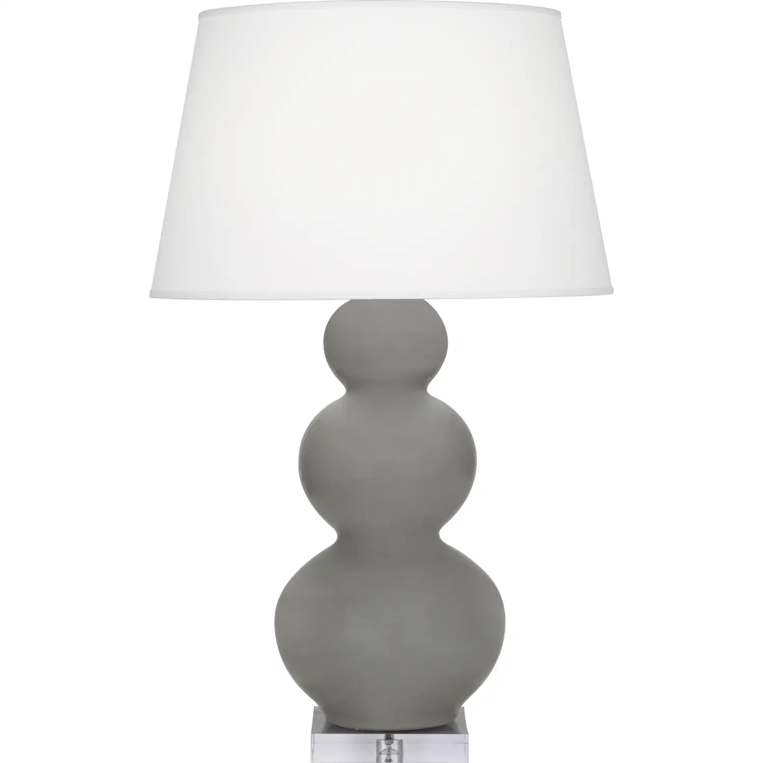 ROBERT ABBEY, TRIPLE GOURD TABLE LAMP, DESK LAMPS