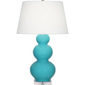 ROBERT ABBEY, TRIPLE GOURD TABLE LAMP, DESK LAMPS