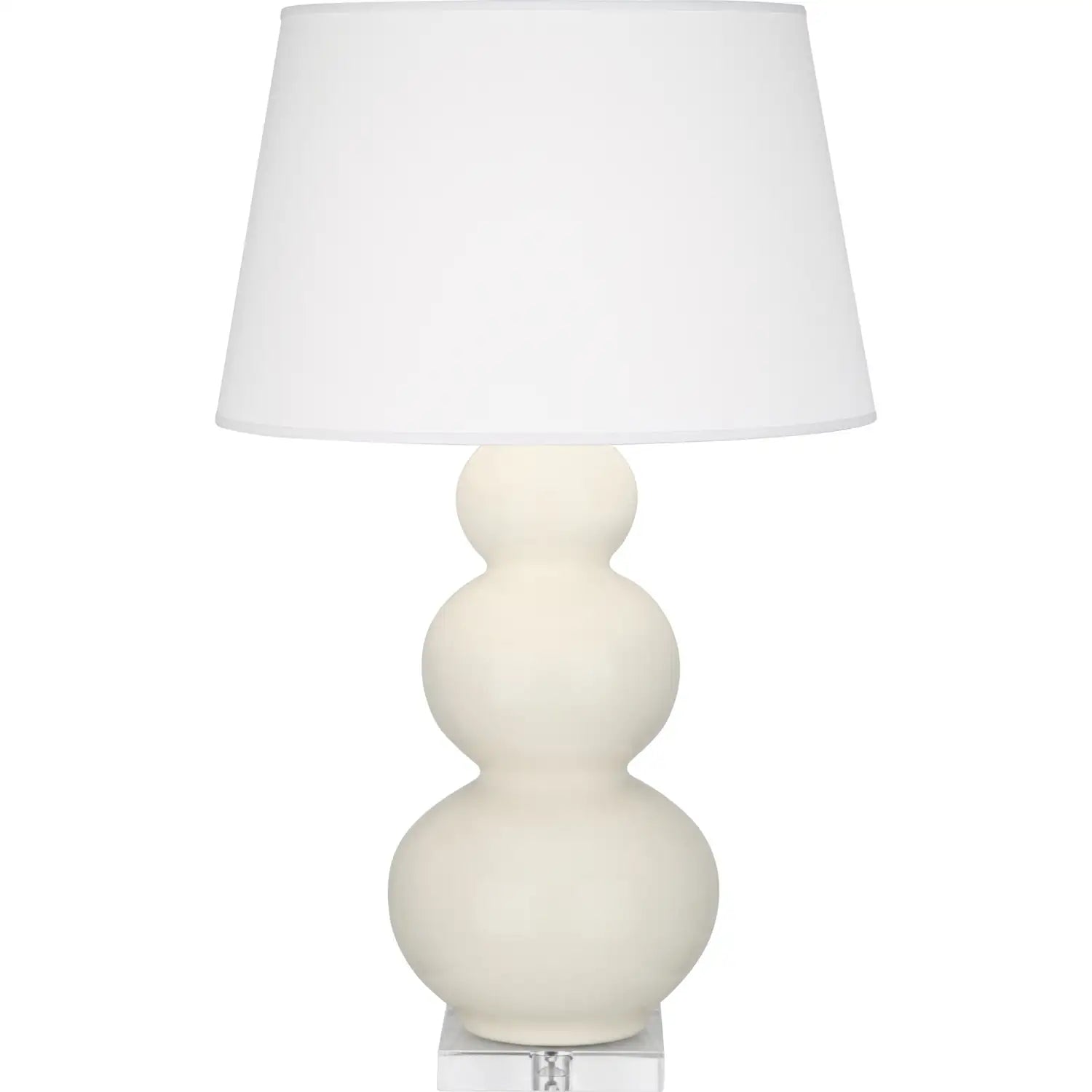 ROBERT ABBEY, TRIPLE GOURD TABLE LAMP, DESK LAMPS