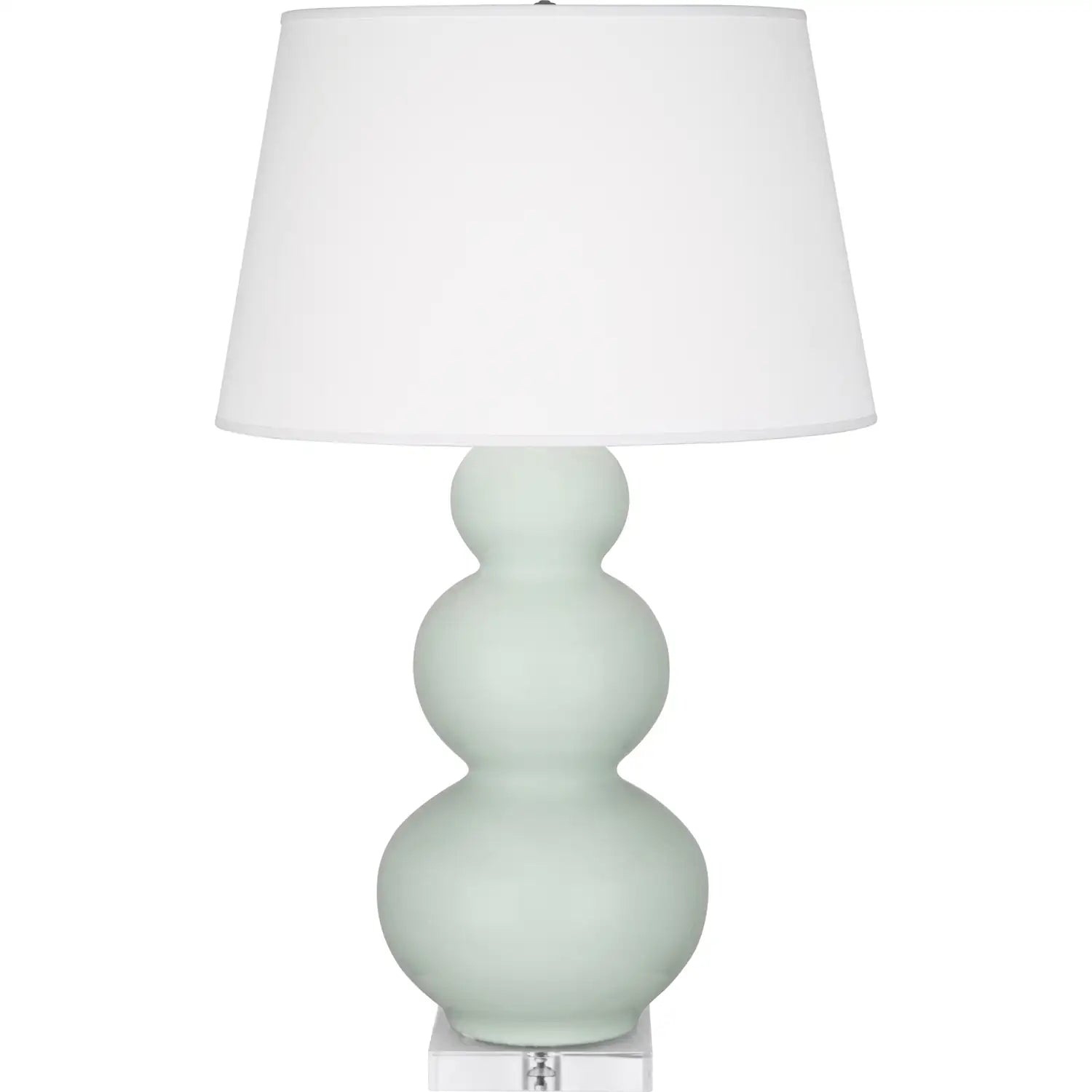 ROBERT ABBEY, TRIPLE GOURD TABLE LAMP, DESK LAMPS