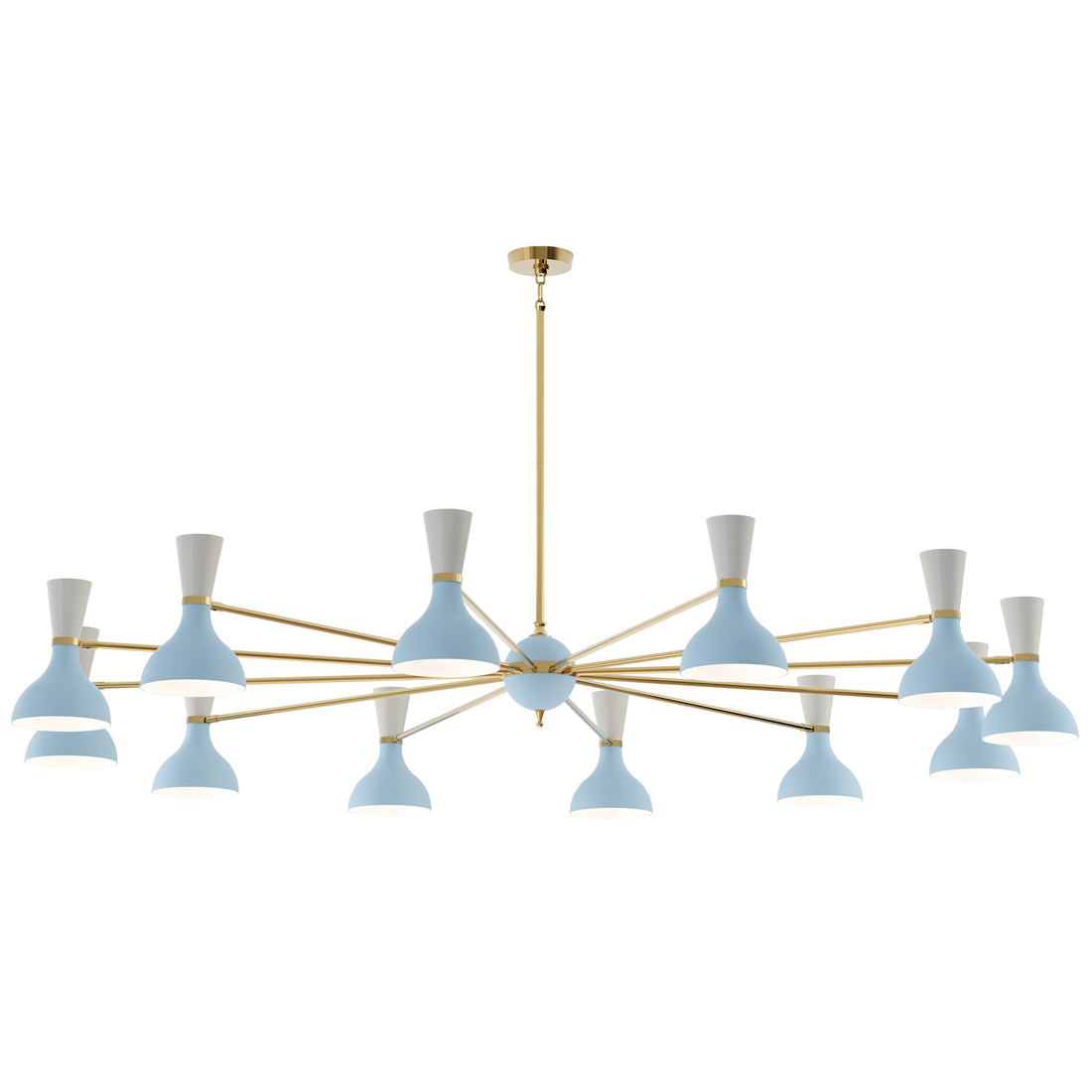 ROBERT ABBEY, CLARE CHANDELIER, CHANDELIER LIGHT
