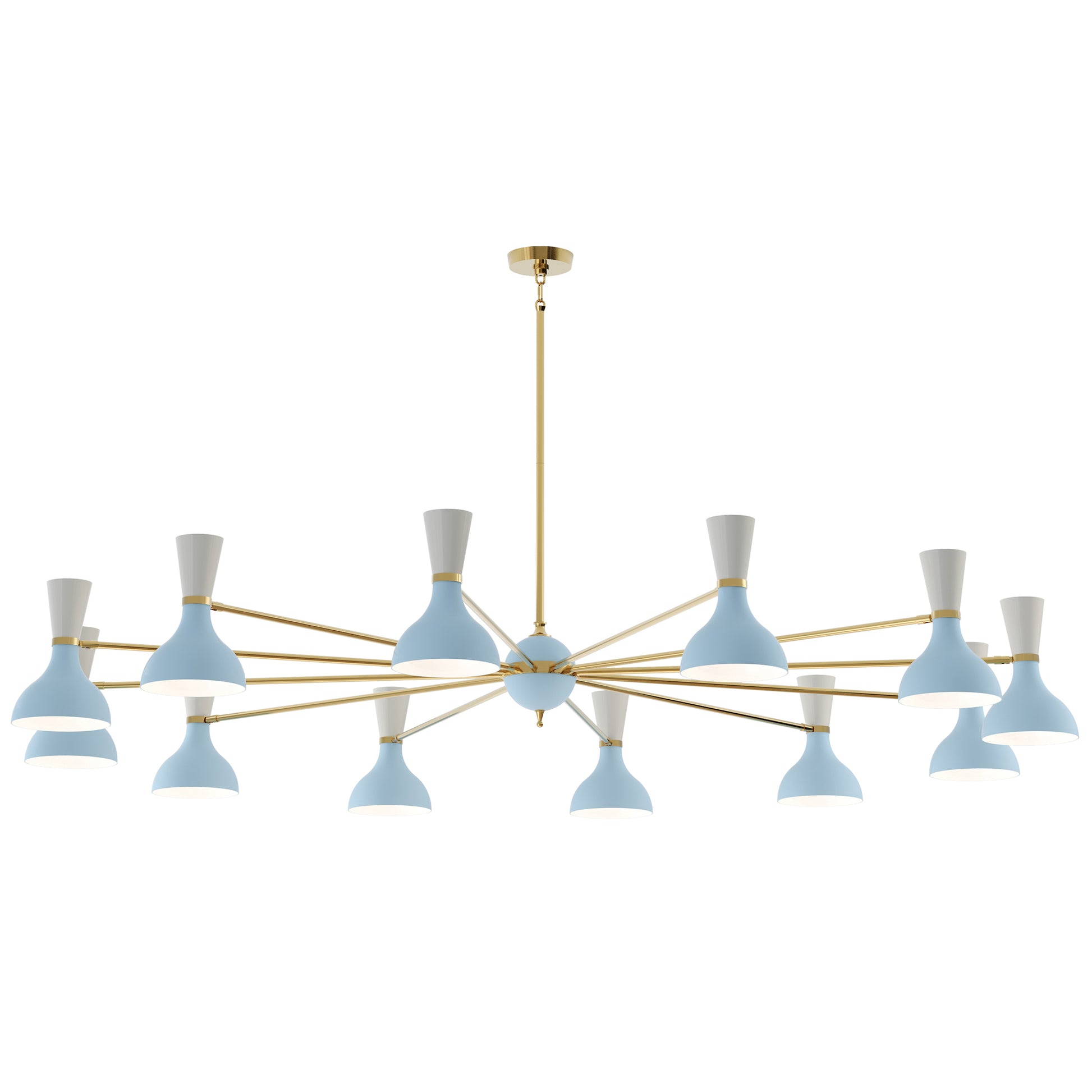 ROBERT ABBEY, CLARE CHANDELIER, CHANDELIER LIGHT