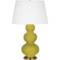 ROBERT ABBEY, TRIPLE GOURD TABLE LAMP, DESK LAMPS