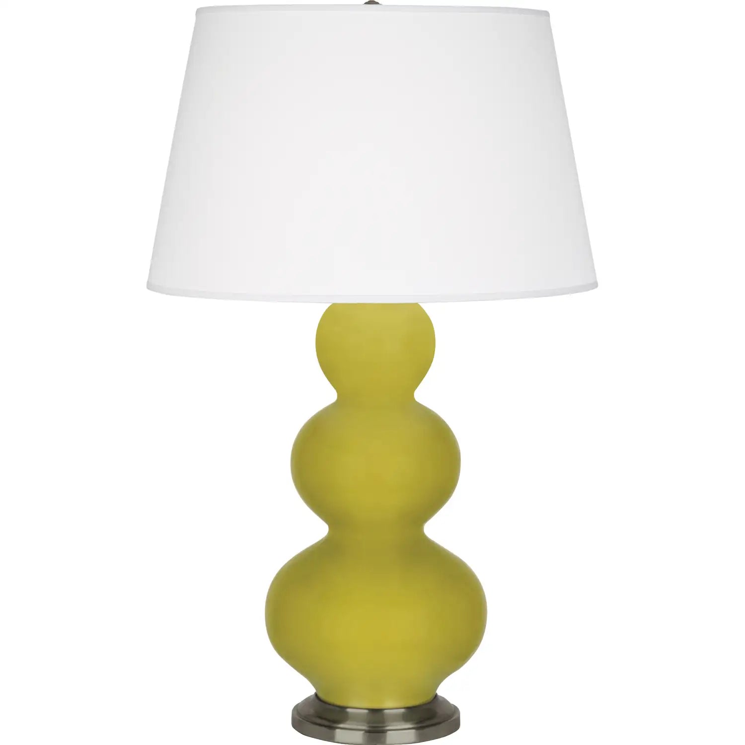 ROBERT ABBEY, TRIPLE GOURD TABLE LAMP, DESK LAMPS
