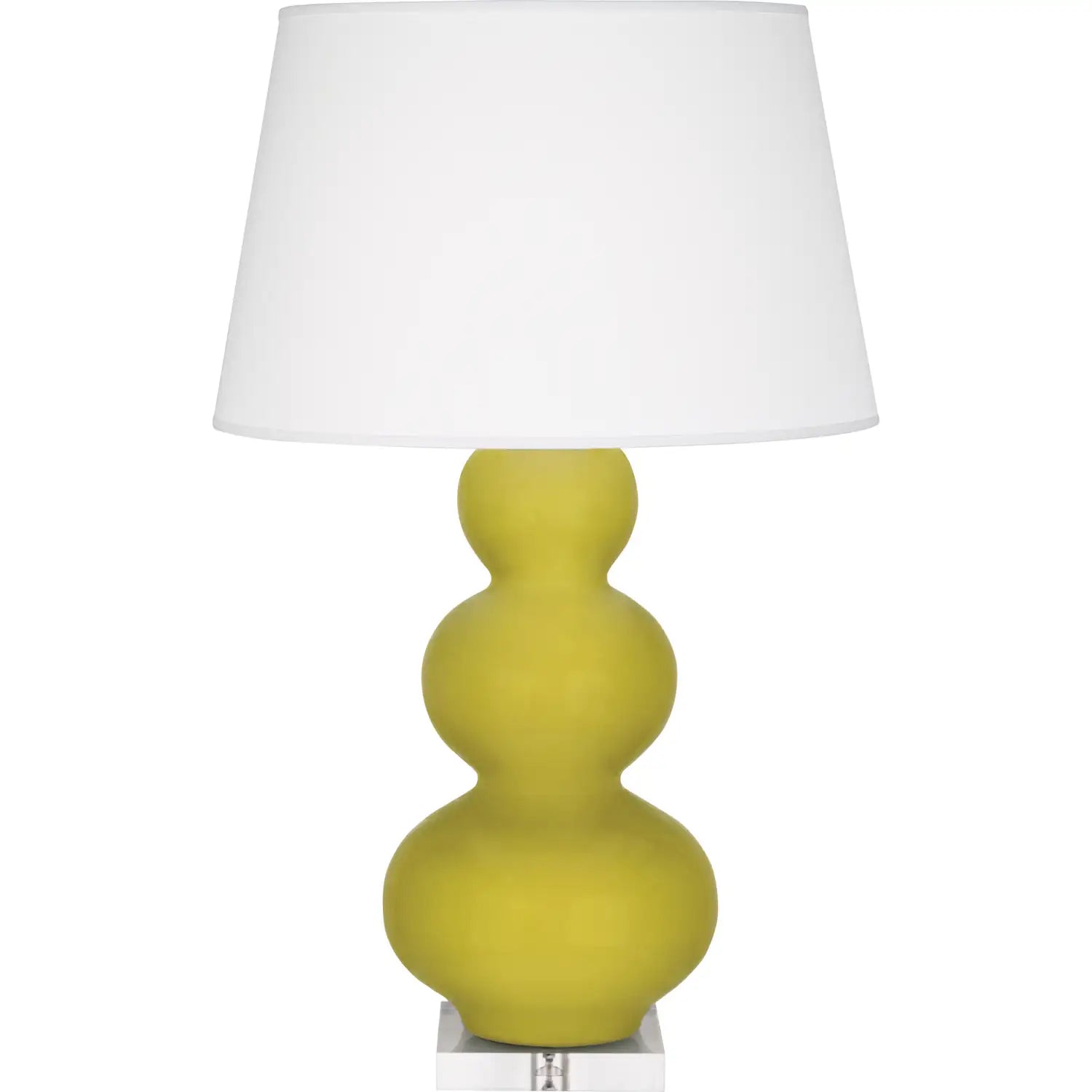 ROBERT ABBEY, TRIPLE GOURD TABLE LAMP, DESK LAMPS