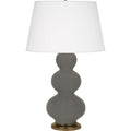 ROBERT ABBEY, TRIPLE GOURD TABLE LAMP, DESK LAMPS