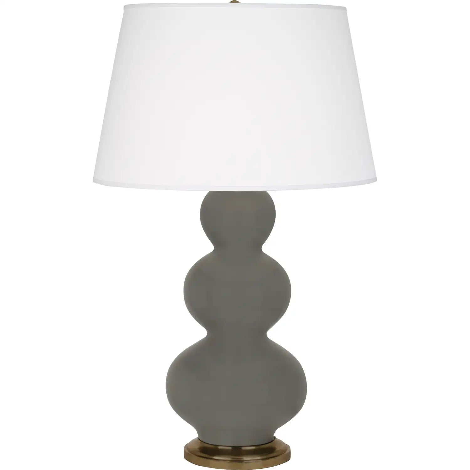 ROBERT ABBEY, TRIPLE GOURD TABLE LAMP, DESK LAMPS