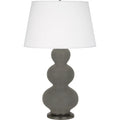 ROBERT ABBEY, TRIPLE GOURD TABLE LAMP, DESK LAMPS