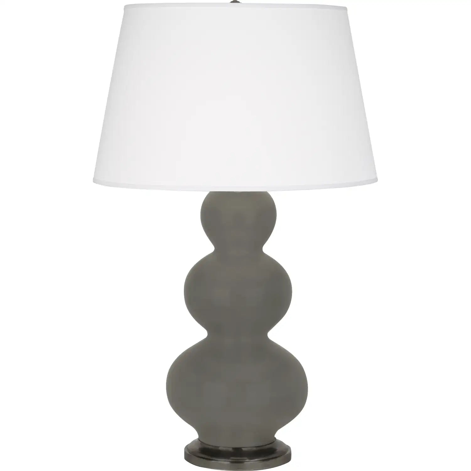 ROBERT ABBEY, TRIPLE GOURD TABLE LAMP, DESK LAMPS