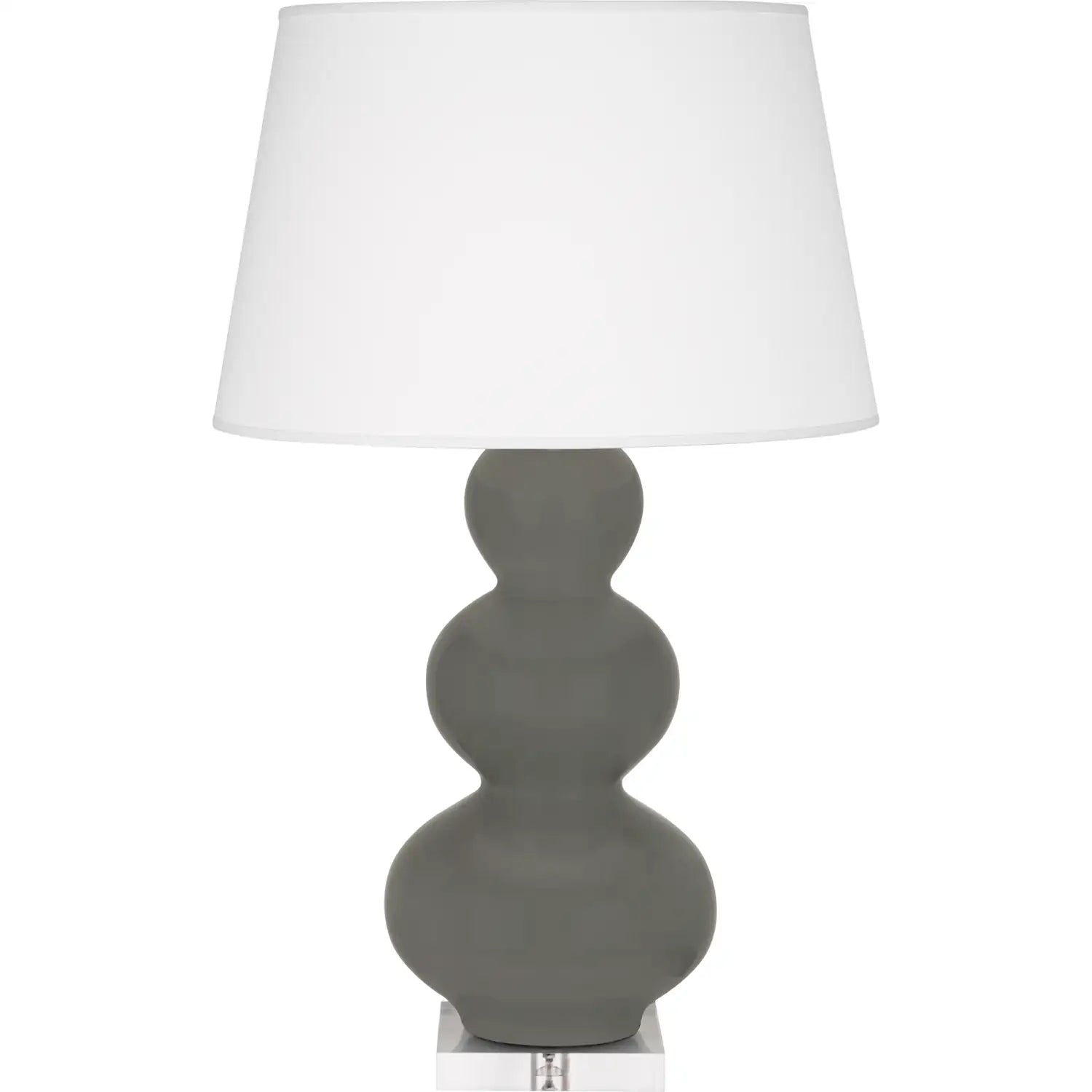 ROBERT ABBEY, TRIPLE GOURD TABLE LAMP, DESK LAMPS