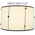 ROBERT ABBEY Abbey Rose Shade Only - DO NOT SHOW ON WEBSITE