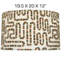 ROBERT ABBEY Abbey Rose Shade Only - DO NOT SHOW ON WEBSITE