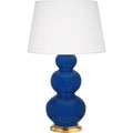 ROBERT ABBEY, TRIPLE GOURD TABLE LAMP, DESK LAMPS
