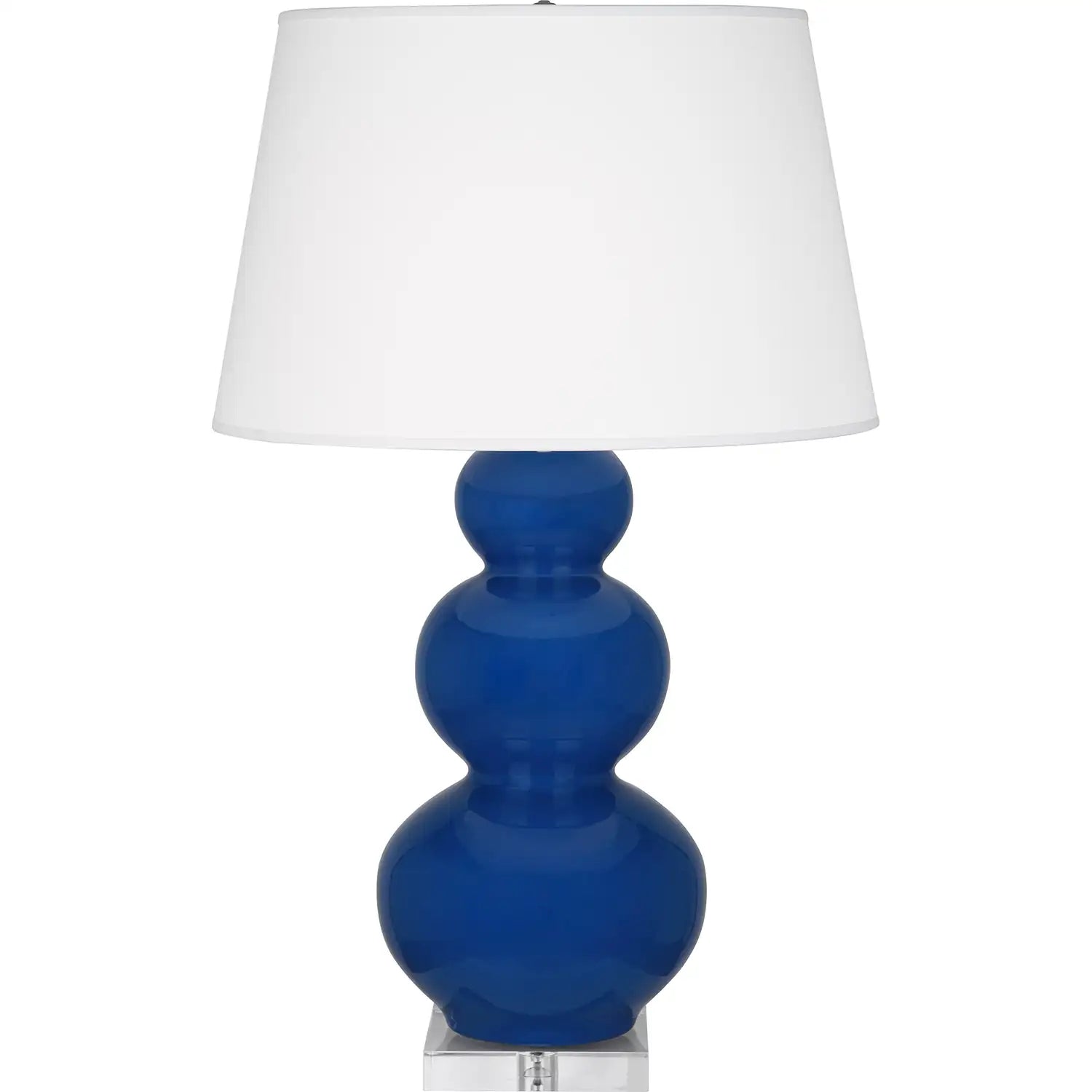 ROBERT ABBEY, TRIPLE GOURD TABLE LAMP, DESK LAMPS