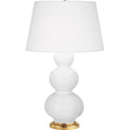 ROBERT ABBEY, TRIPLE GOURD TABLE LAMP, DESK LAMPS